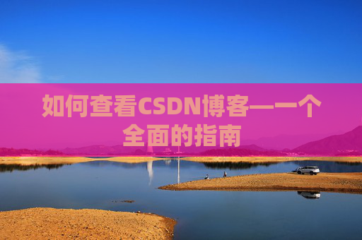 如何查看CSDN博客—一个全面的指南